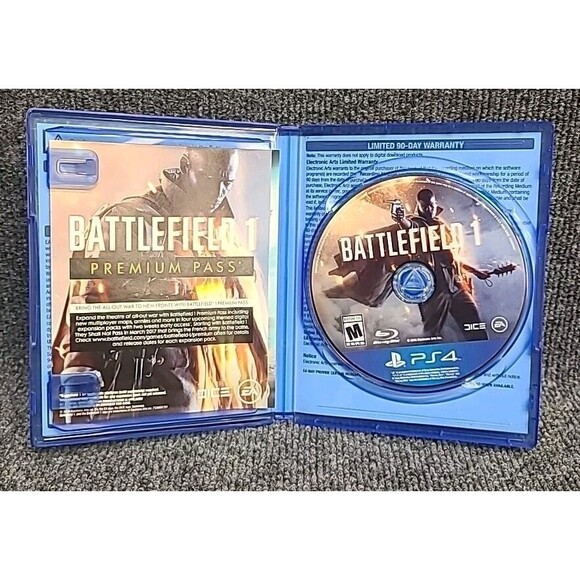 PS4 Battlefield 1 - PlayStation 4 No Manual Tested Videogame - Picture 3 of 4